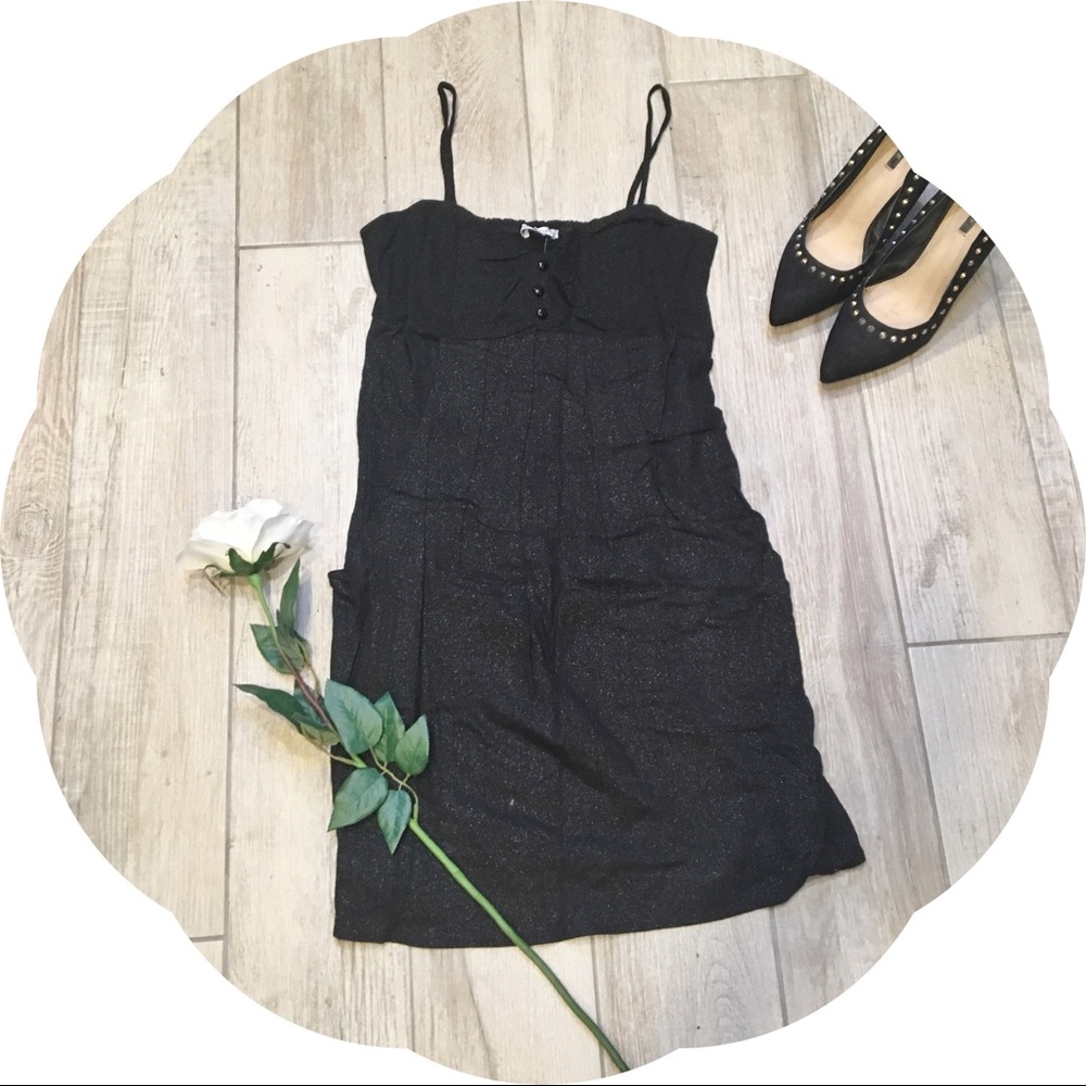 Velvet Torch Black Shimmery Dress